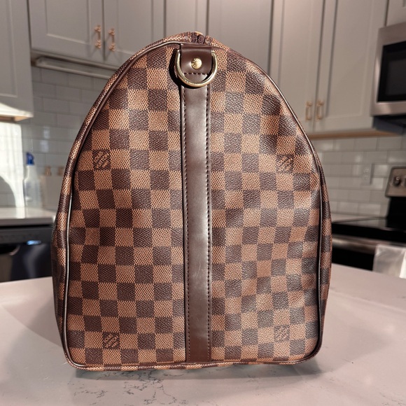 Louis Vuitton Damier Ebene Keepall Bandouliere 55 boston bag - Picture 12 of 16